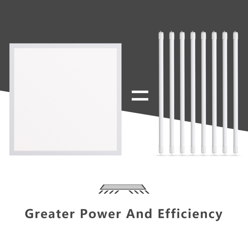 Aigostar - LED Ugradbeni panel LED/40W/230V 3000K/4000K/6500K 60x60cm bela