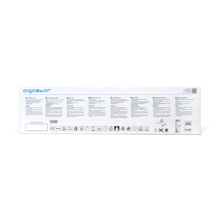 Aigostar - LED Ugradbeni panel LED/50W/230V 6500K 120x30cm bela