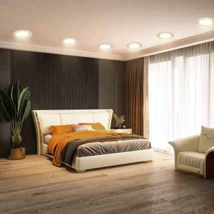 Aigostar - LED ugradna svetiljka LED/4W/230V 4000K, prečnik 9,8 cm, bela