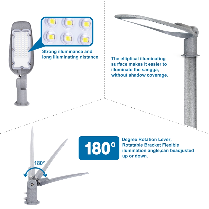 Aigostar - LED Ulična svetiljka LED/200W/230V 6500K IP65