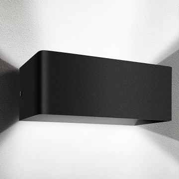 Aigostar - LED Zidna lampa LED/12,5W/230V 20x10 cm crni