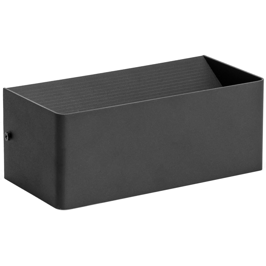 Aigostar - LED Zidna lampa LED/12,5W/230V 20x10 cm crni