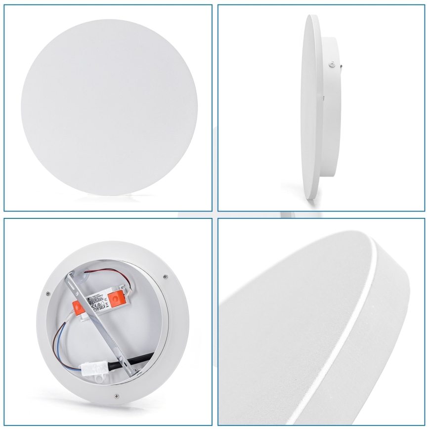 Aigostar - LED Zidna lampa LED/12W/230V 3000K 25 cm bela