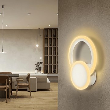 Aigostar - LED Zidna lampa LED/20W/230V 2700K bela
