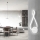 Aigostar - LED Zidna lampa LED/20W/230V 6500K bela