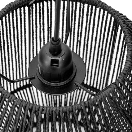 Aigostar - Luster na kablu 1xE27/60W/230V crna