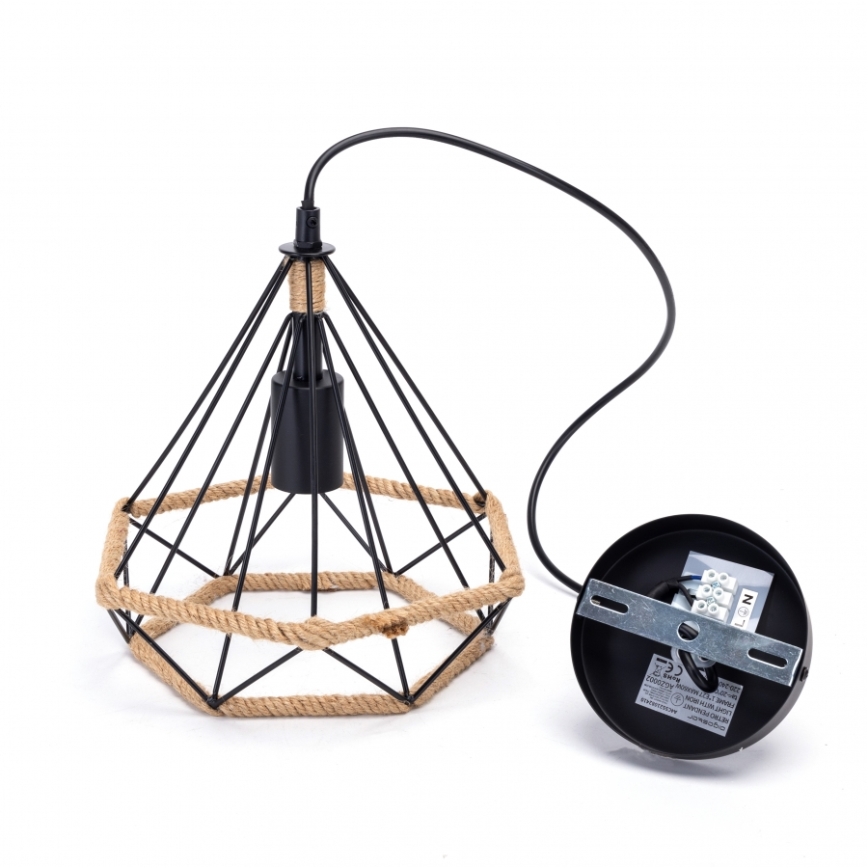 Aigostar - Luster na sajli 1xE27/60W/230V