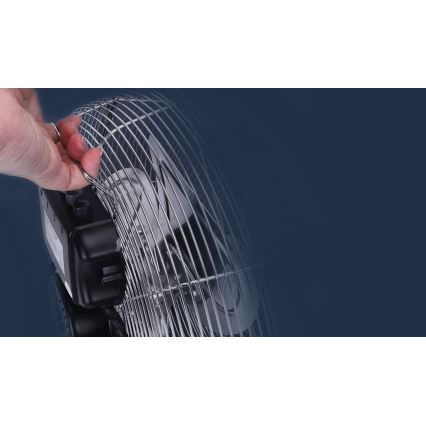 Aigostar - Podni ventilator 100W/230V krom