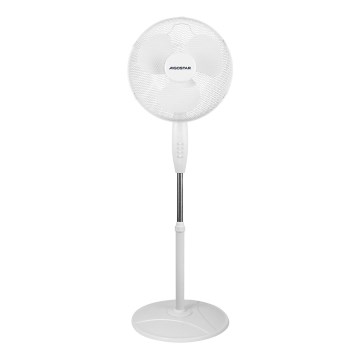 Aigostar - Podni ventilator 40W/230V bela