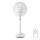 Aigostar - Podni ventilator 45W/230V bela + Daljinski upravljač