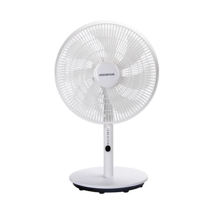 Aigostar - Podni ventilator 45W/230V bela + Daljinski upravljač
