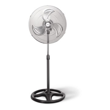 Aigostar - Podni ventilator 55W/230V krom/crno