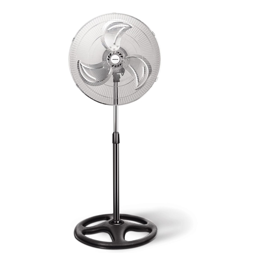 Aigostar - Podni ventilator 55W/230V krom/crno