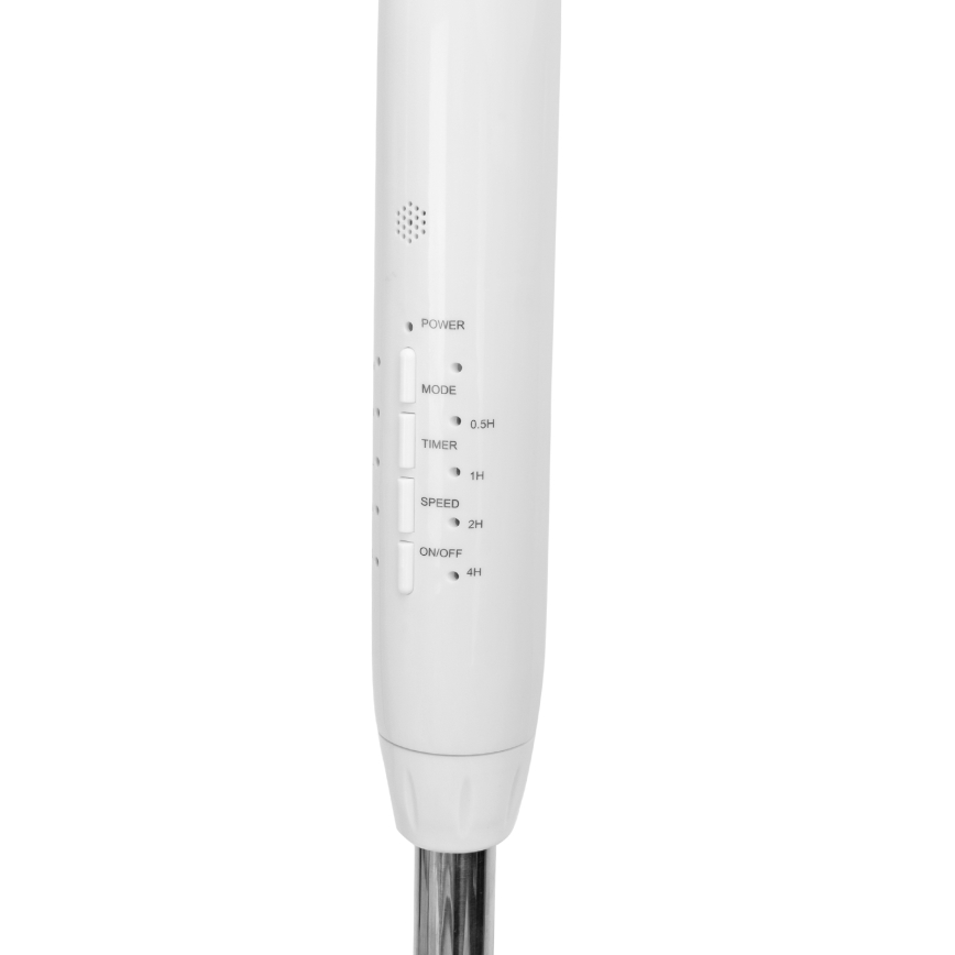 Aigostar - Podni ventilator 60W/230V bela + Daljinski upravljač