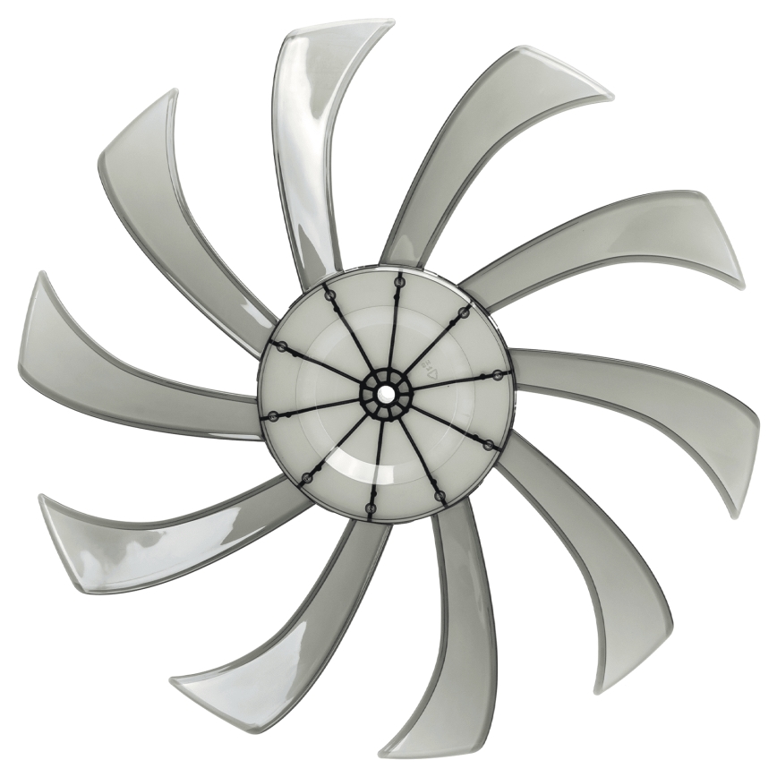 Aigostar - Podni ventilator 60W/230V crni