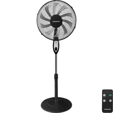 Aigostar - Podni ventilator 60W/230V crno + Daljinski upravljač