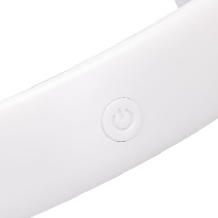 Aigostar - Punjivi ventilator za vrat 4W/5V 2000mAh bela