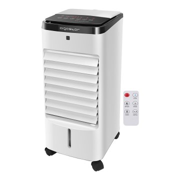 Aigostar - Rashlađivač vazduha 60W/230V bela/crno + Daljinski upravljač
