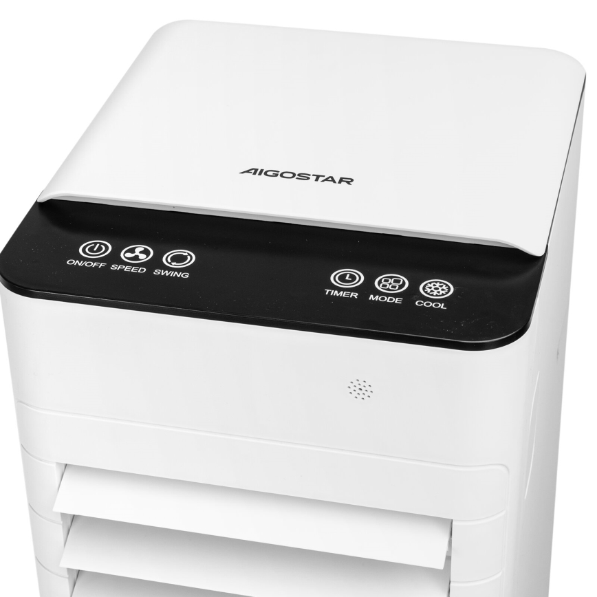 Aigostar - Rashlađivač vazduha 80W/230V bela + Daljinski upravljač
