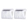 Aigostar - Set 2x LED Solarno spoljne svetlo sa senzorom LED/1,48W/3,7V IP65 1200 mAh