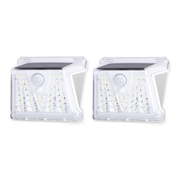 Aigostar - Set 2x LED spoljašnja solarna rasveta sa senzorom LED/1,48W/3,7V IP65