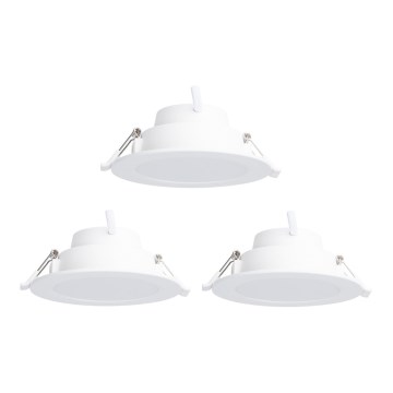 Aigostar - Set 3 x LED RGBW Prigušiva ugradbena lampa MESH LED/6W/230V 2700K-6500K pr.11,5cm