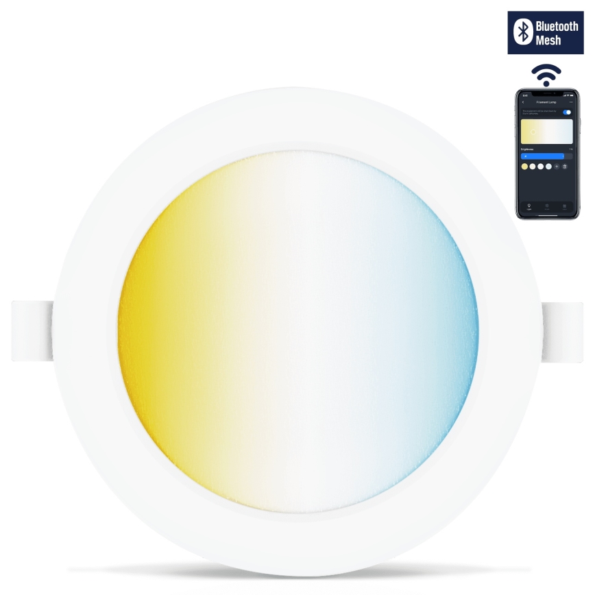Aigostar - Set 3x LED Prigušivo ugradbeno svetlo MESH LED/6W/230V 2700K-6500K pr.11,5cm
