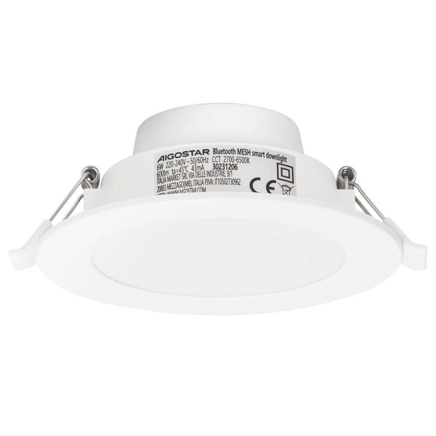 Aigostar - Set 3x LED Prigušivo ugradbeno svetlo MESH LED/6W/230V 2700K-6500K pr.11,5cm