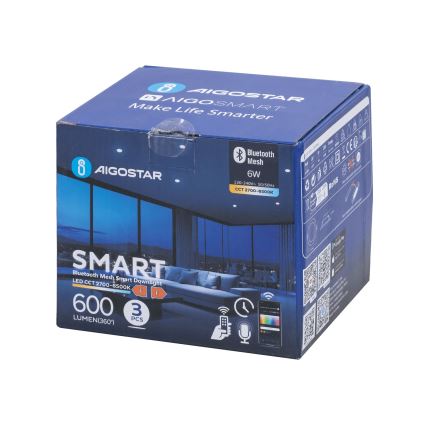 Aigostar - Set 3x LED Prigušivo ugradbeno svetlo MESH LED/6W/230V 2700K-6500K pr.11,5cm