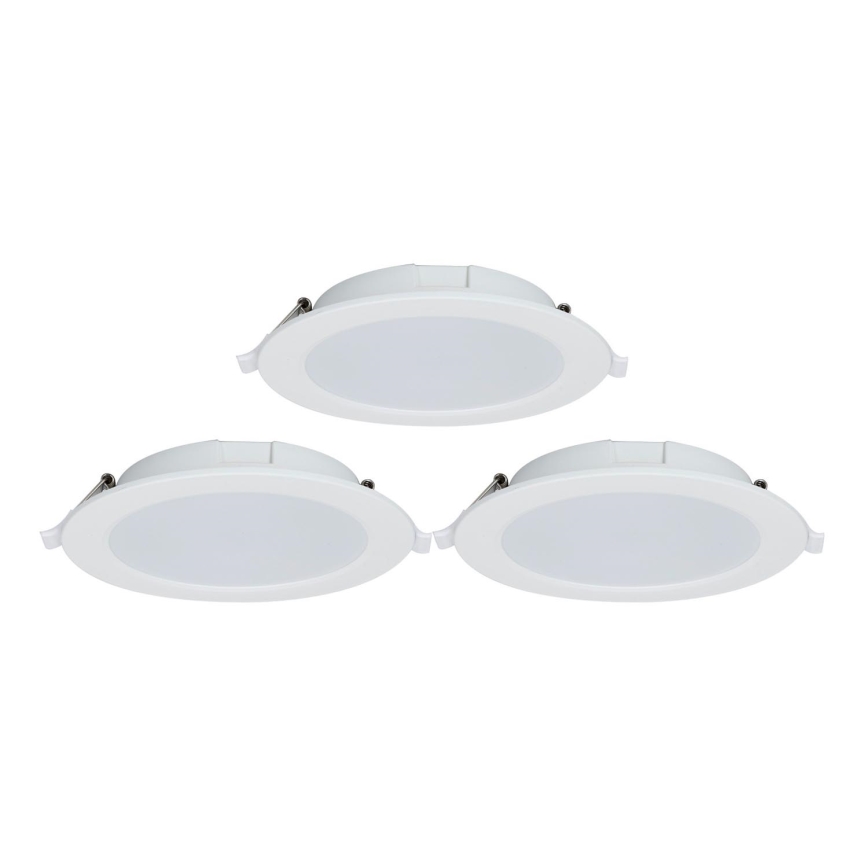 Aigostar - Set 3x LED Prigušivo ugradbeno svetlo MESH LED/15W/230V 2700K-6500K pr.17cm
