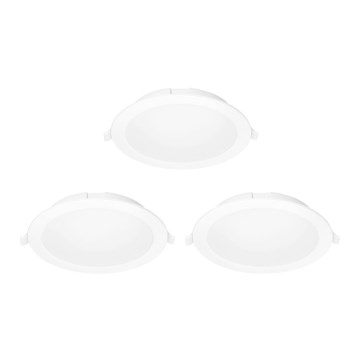 Aigostar - Set 3x LED Prigušivo ugradbeno svetlo MESH LED/6W/230V 2700K-6500K pr.11,5cm