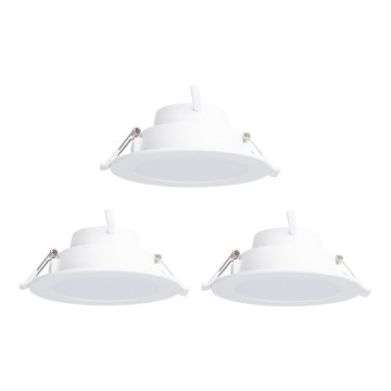 Aigostar - Set 3x LED RGBW Prigušiva ugradbena lampa MESH LED/9W/230V 2700K-6500K pr.14,5cm
