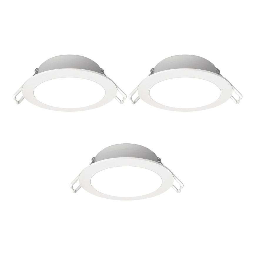Aigostar - Set 3x LED Spoljašnje ugradbeno svetlo LED/4,8W/230V 4000K IP65 bela