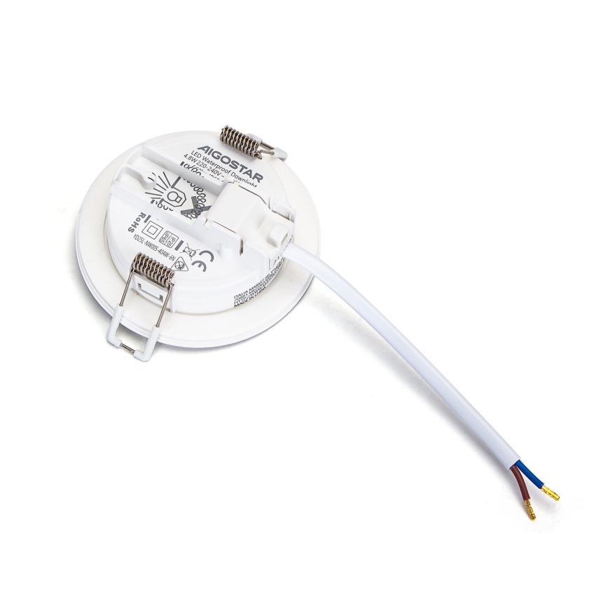 Aigostar - Set 3x LED Spoljašnje ugradbeno svetlo LED/4,8W/230V 4000K IP65 bela