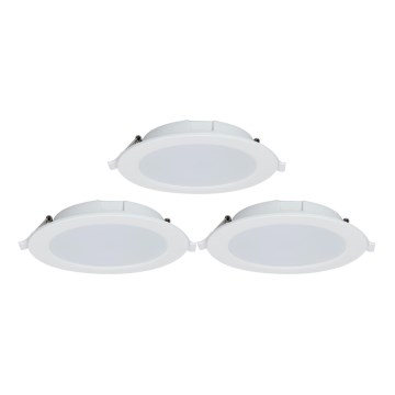 Aigostar - SET 3x prigušiva ugradna LED svetiljka MESH LED/15W/230V 2700K-6500K pr.17cm