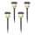 Aigostar - Set 4x LED RGB Solarna lampa LED/0,2W/2V 40 mAh IP44