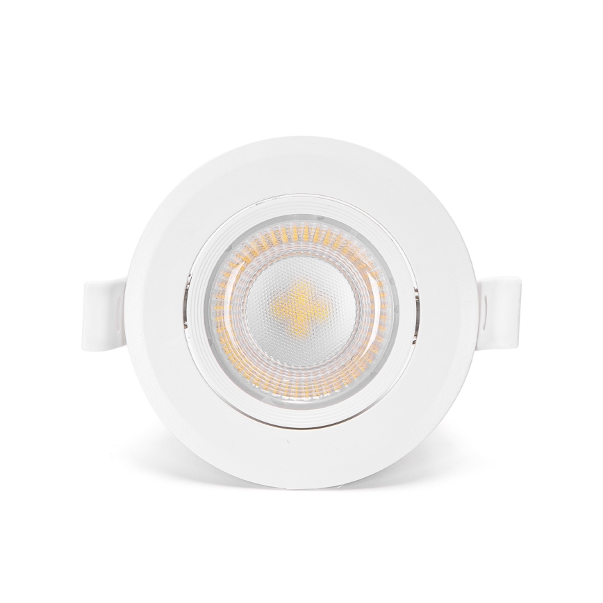 Aigostar - SET od 3 LED ugradnih svetiljki LED/5W/230V 4000K Ø 8,5 cm bela