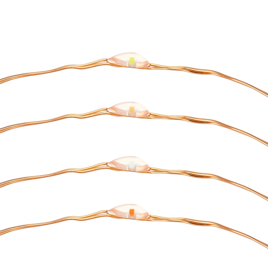 Aigostar - Solarni LED niz, 12 m, 8 funkcija, 800 mAh, IP65, višebojno