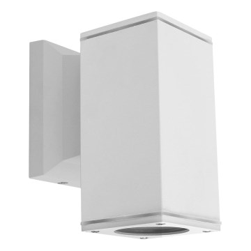 Aigostar - spoljašnja zidna lampa 1xGU10/230V bela IP65 uglast