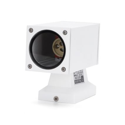 Aigostar - spoljašnja zidna lampa 1xGU10/230V bela IP65 uglast
