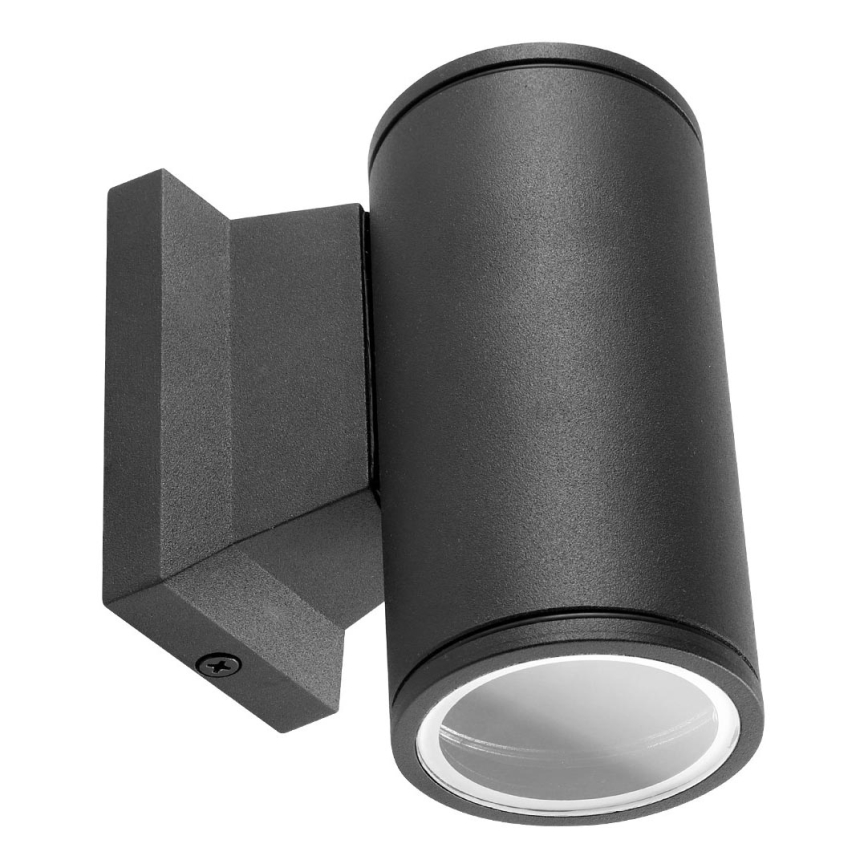 Aigostar - spoljašnja zidna lampa 1xGU10/230V crno IP65 okrugli