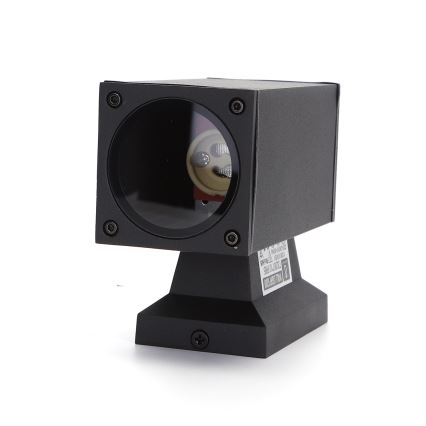 Aigostar - spoljašnja zidna lampa 1xGU10/230V crno IP65 uglast