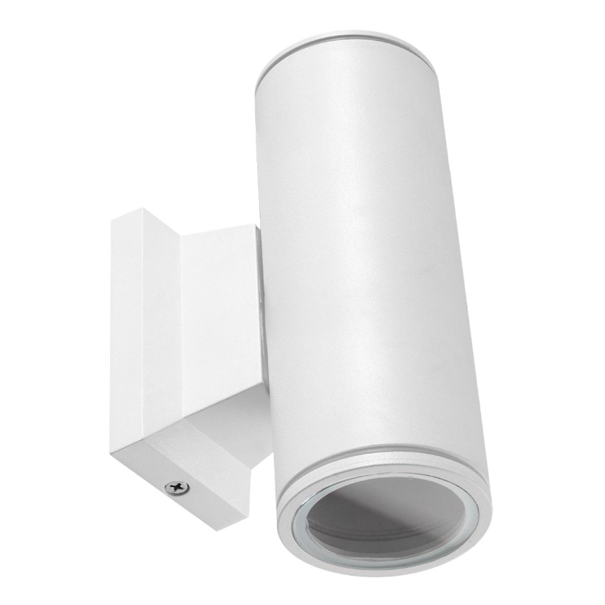 Aigostar - spoljašnja zidna lampa 2xGU10/230V bela IP65 okrugli