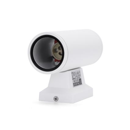 Aigostar - spoljašnja zidna lampa 2xGU10/230V bela IP65 okrugli