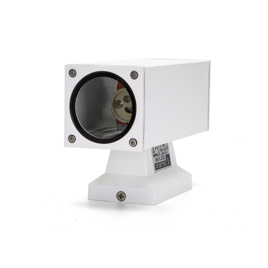 Aigostar - spoljašnja zidna lampa 2xGU10/230V bela IP65 uglast