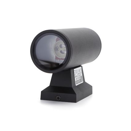 Aigostar - spoljašnja zidna lampa 2xGU10/230V crno IP65 okrugli