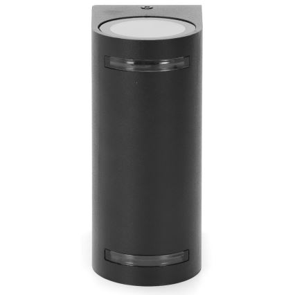 Aigostar - spoljašnja zidna lampa 2xGU10/35W/230V crno IP54