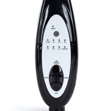 Aigostar - Stojeći ventilator 60W/230V crni + daljinski upravljač