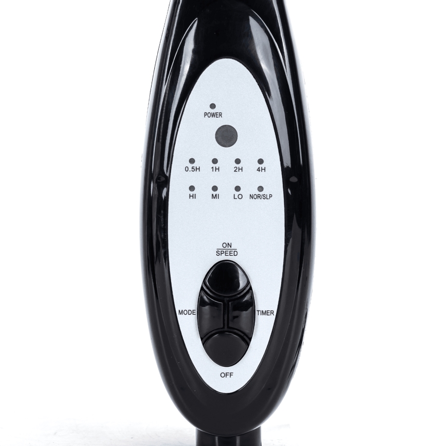 Aigostar - Stojeći ventilator 60W/230V crni + daljinski upravljač