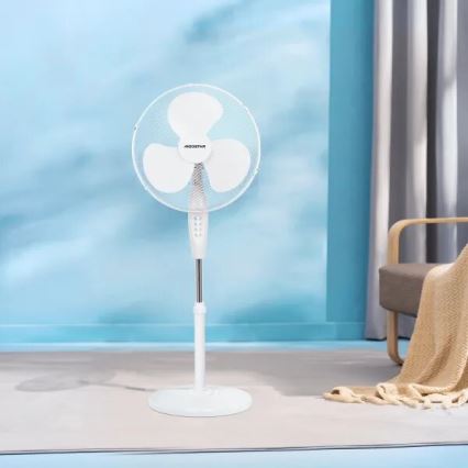 Aigostar - Stojeći ventilator 40W/230V, beo